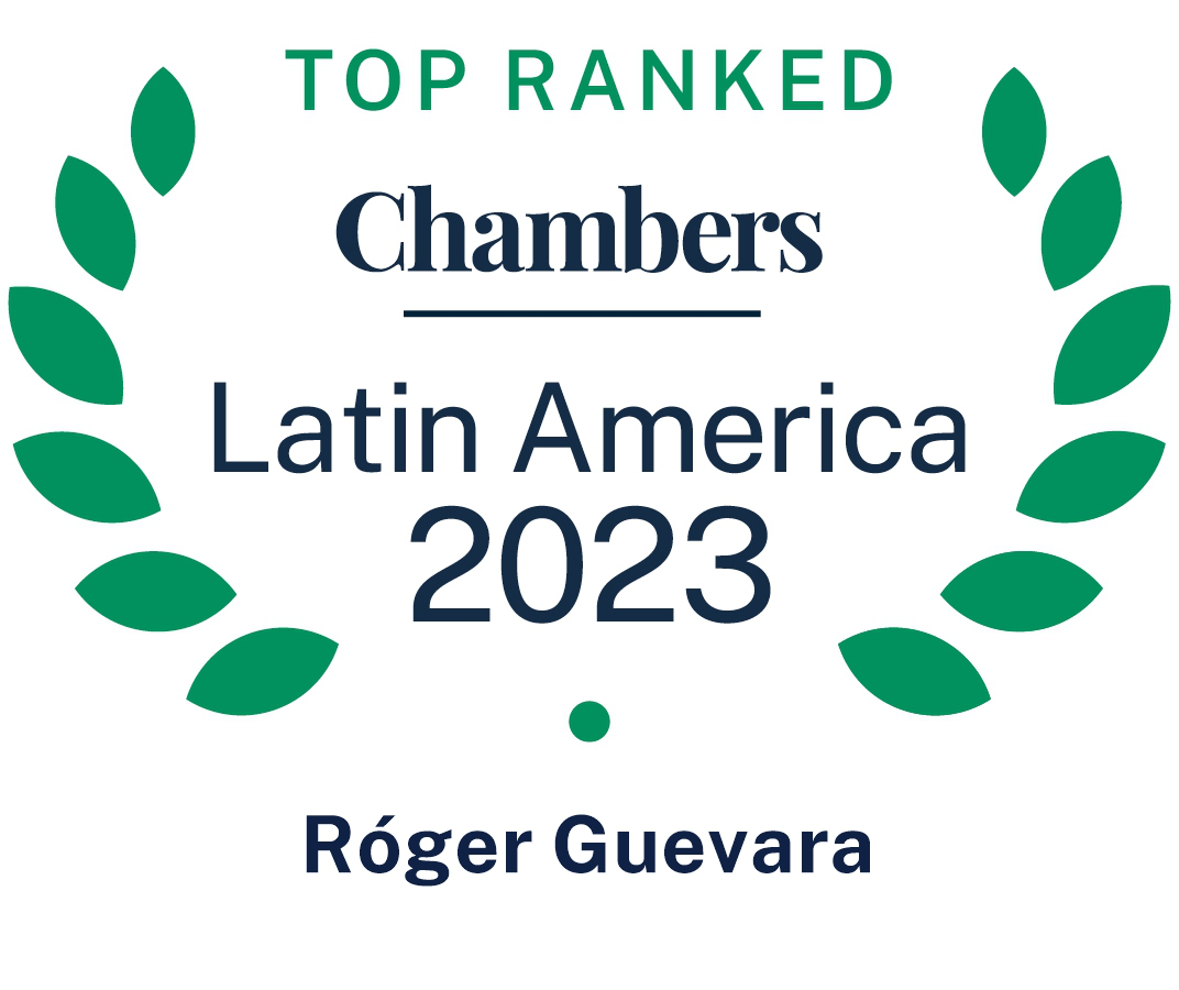 Róger Guevara: Latin America, Top Ranked, Chambers Logo 2023.