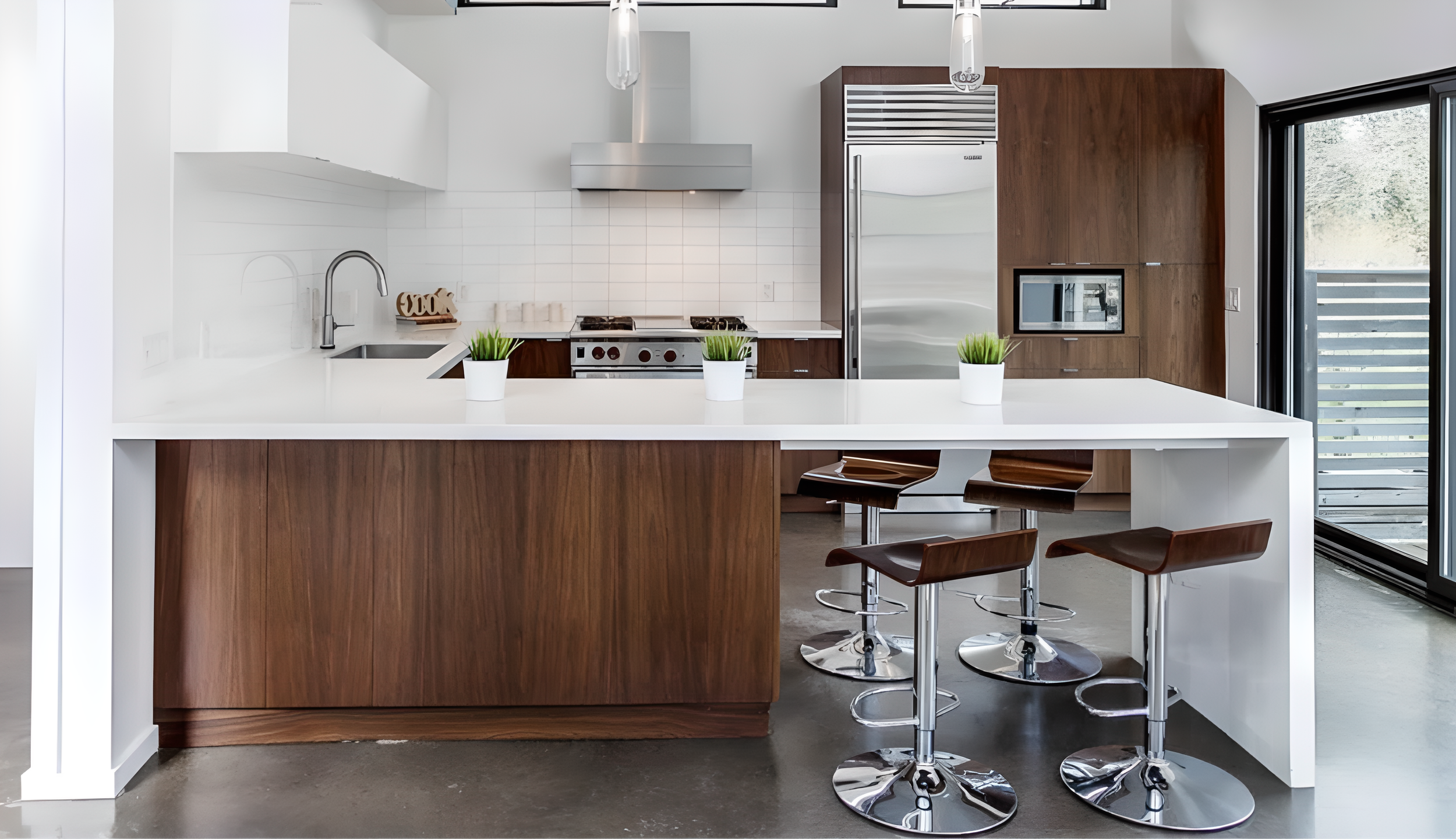 Kitchen in a full-home renovation