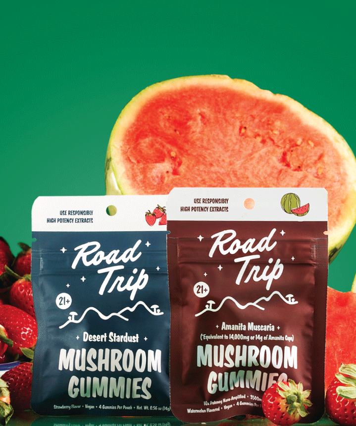 Road Trip Mushroom Gummies