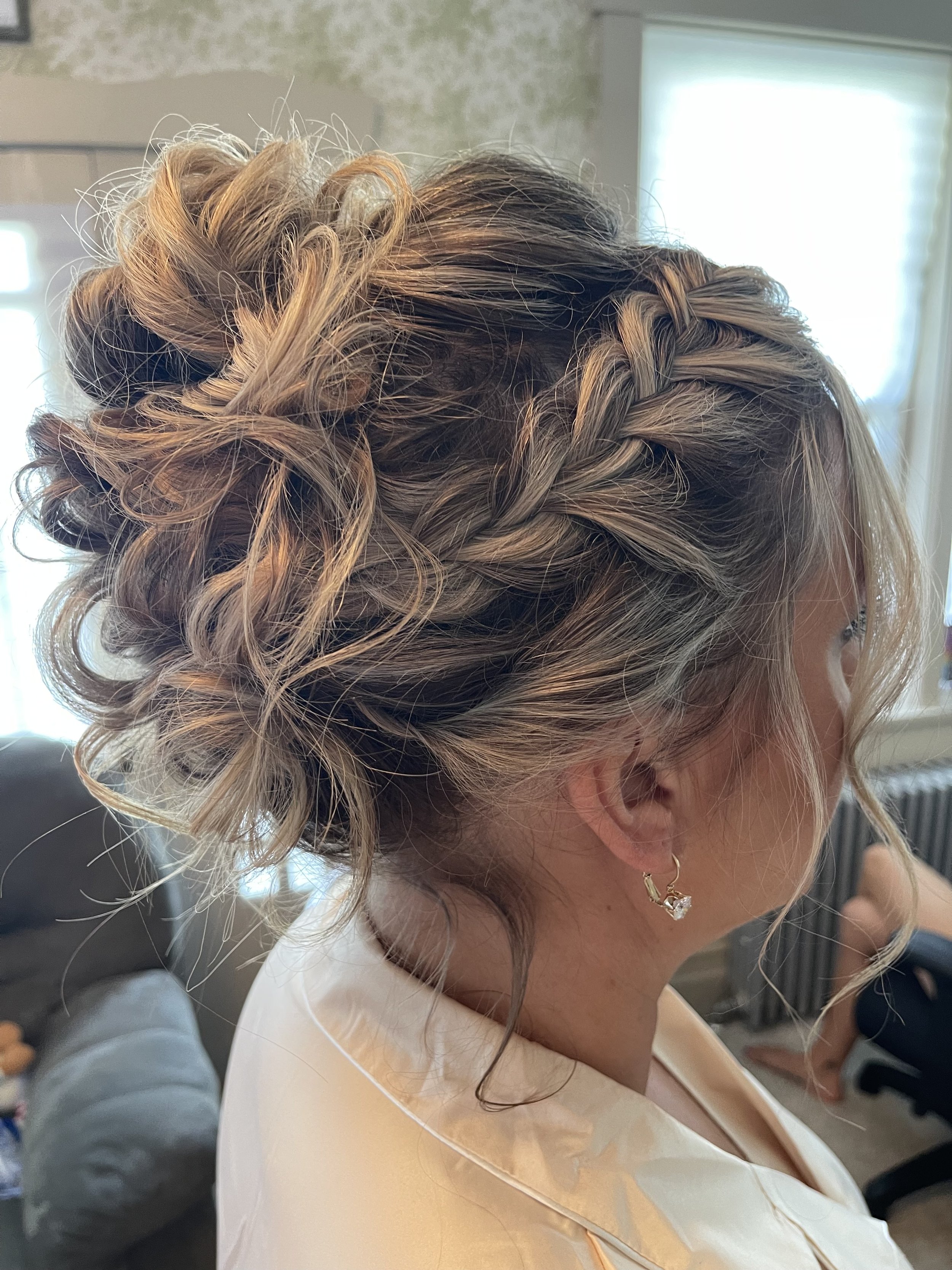 Bridal updo