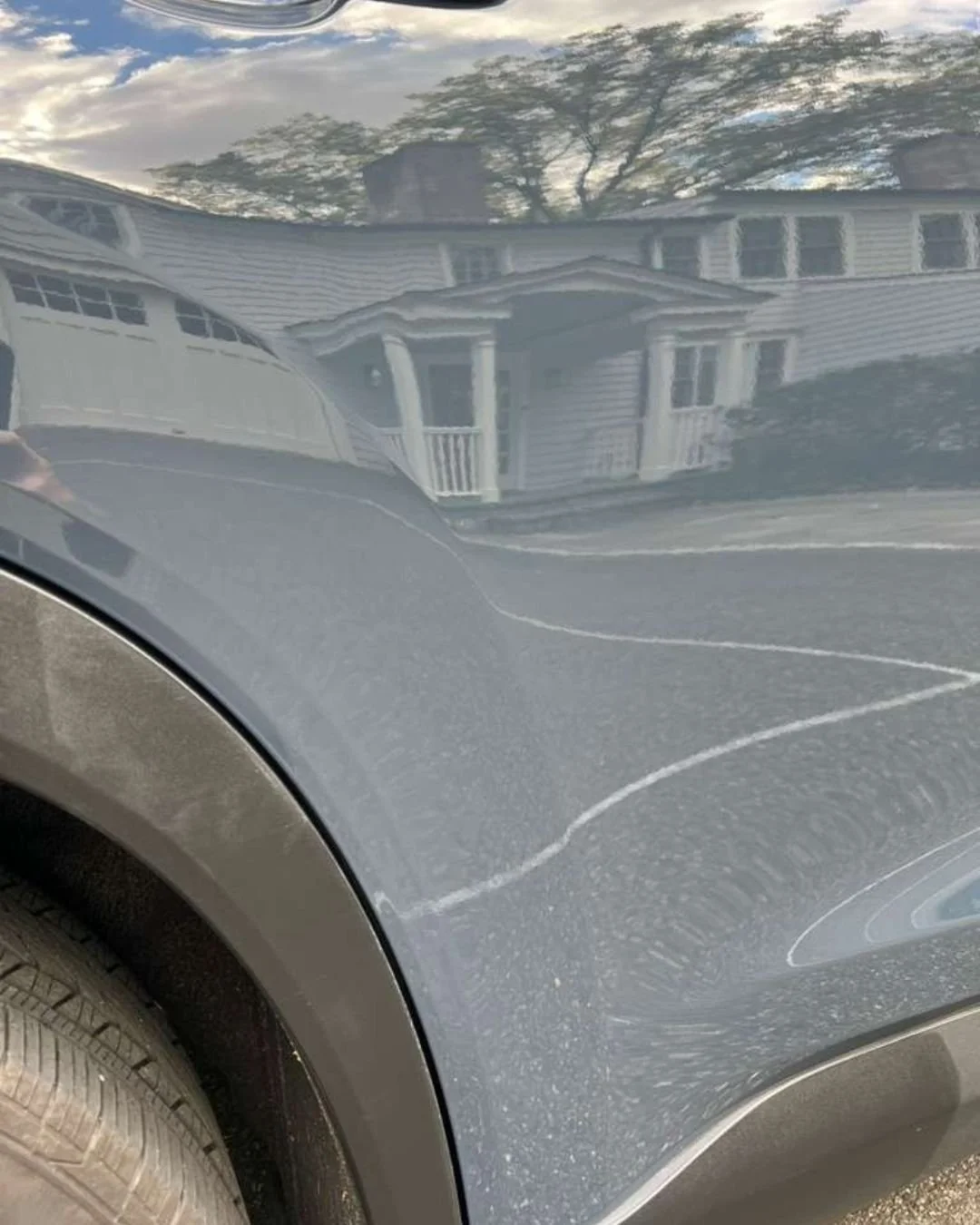 Flawless mirror finish after mobile repair