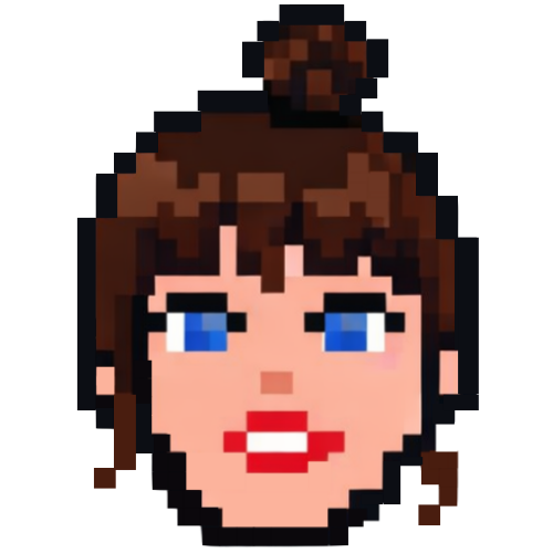 Katie pixel portrait