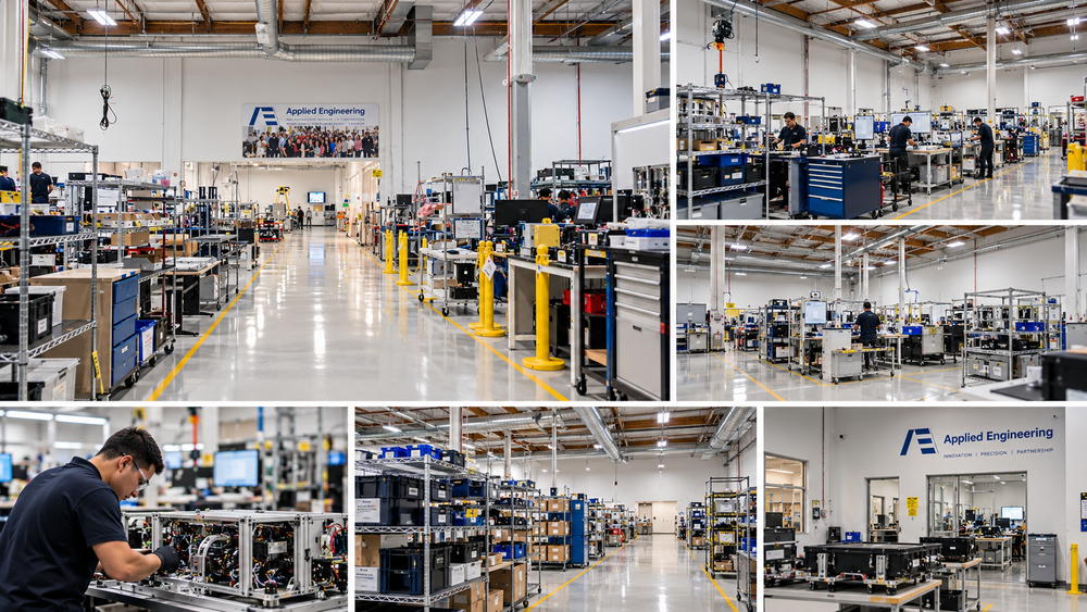 Applied Engineering production floor in San Jose, California