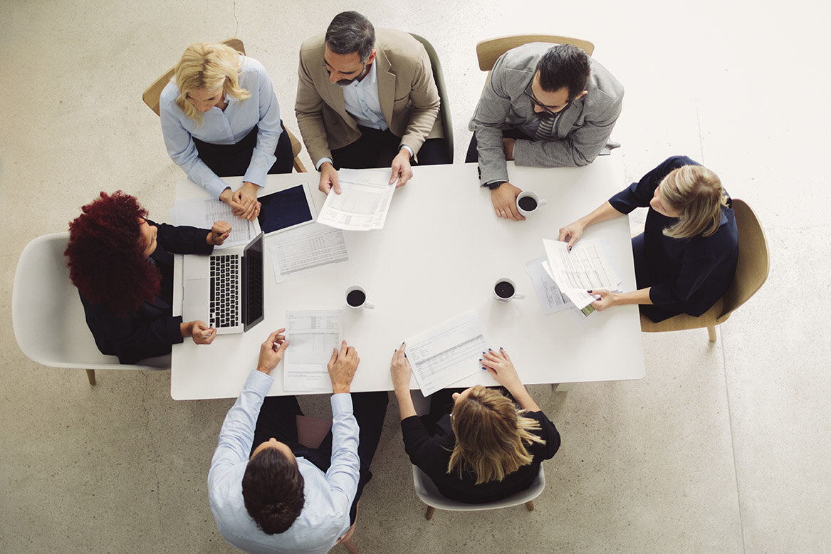 Group of People Meeting