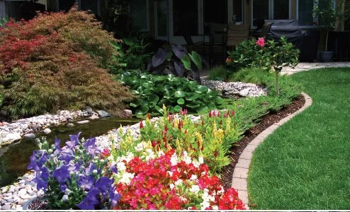 Landscape design at Reid Residence by Green View in Central Illinois