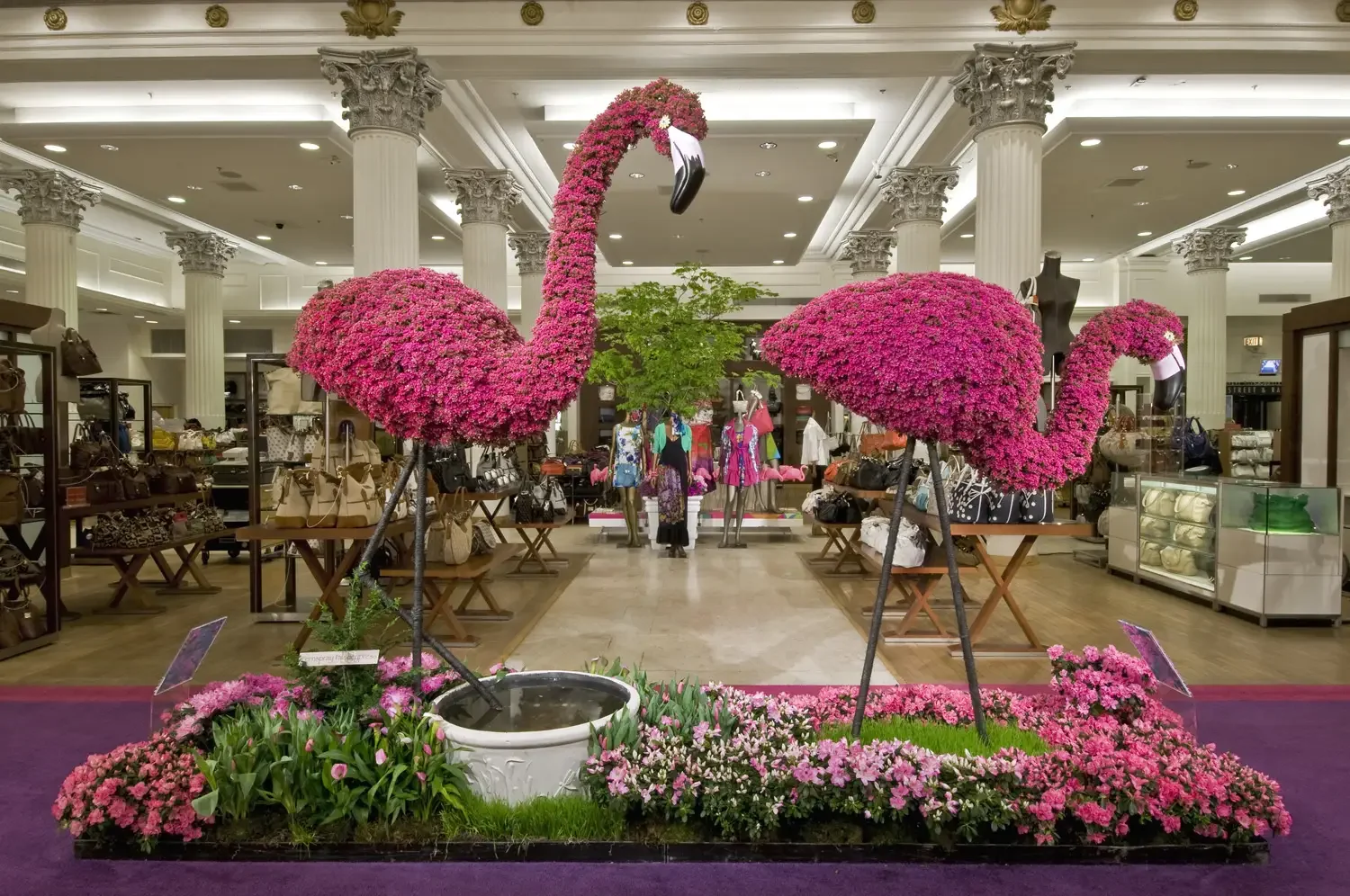 Commercial landscape design at Macy's Chicago by Green View