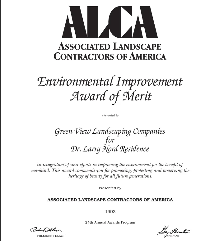 Landscape design at Nord Residence by Green View in Central Illinois