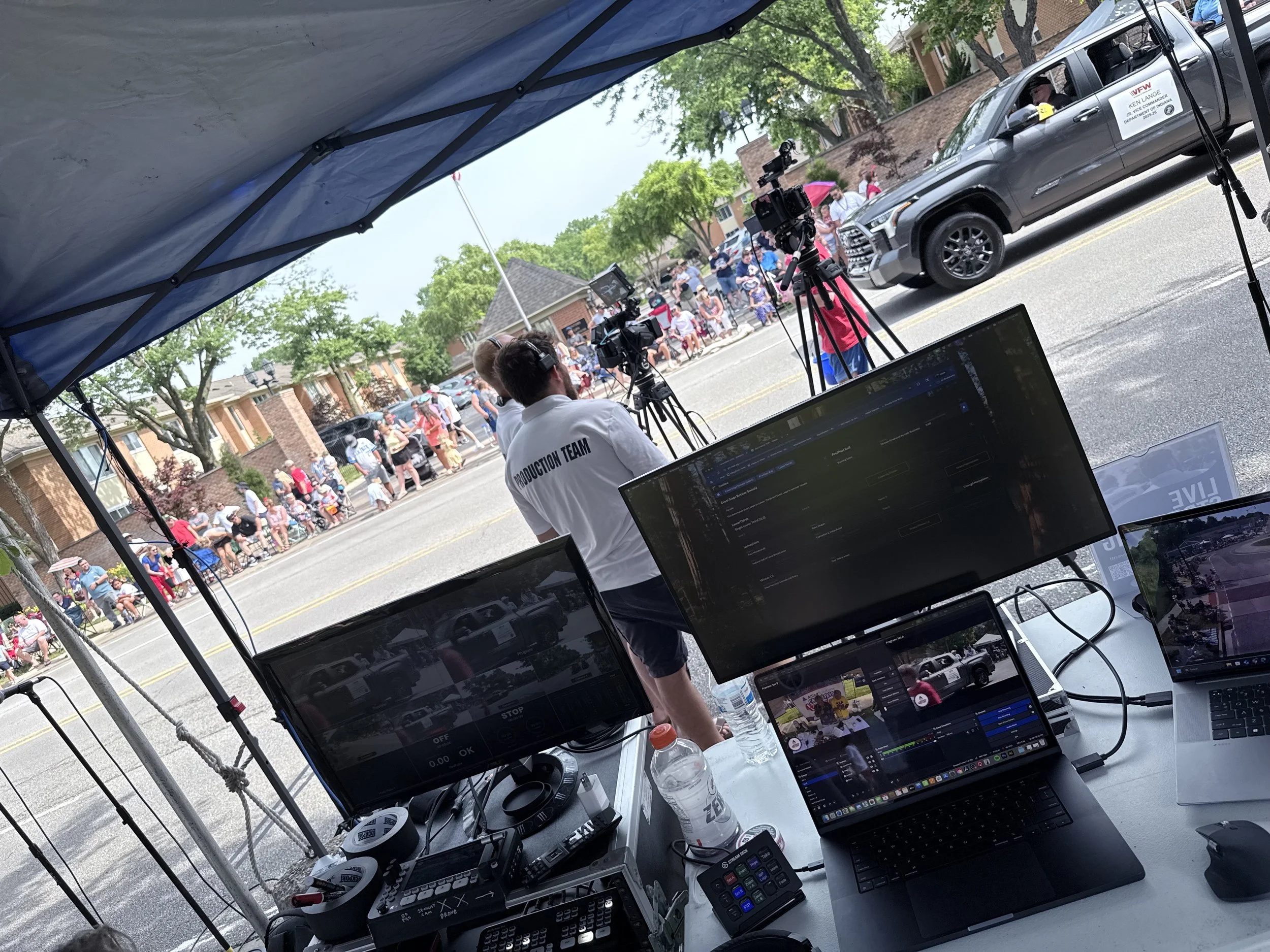 Live stream event setup