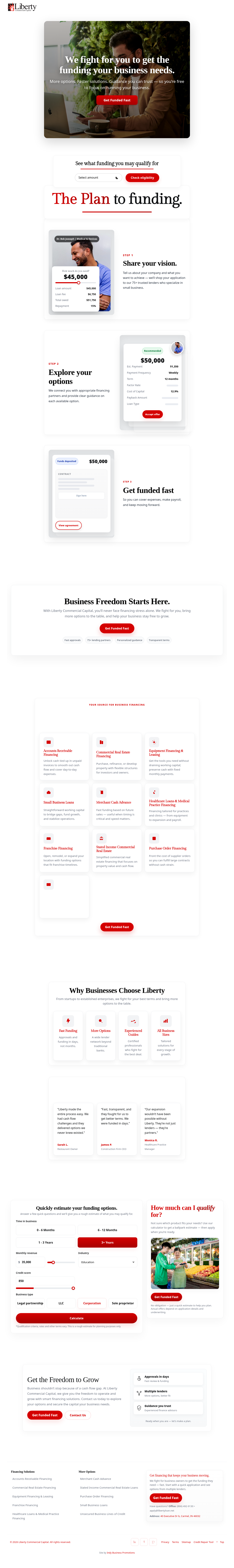 Liberty Loan website