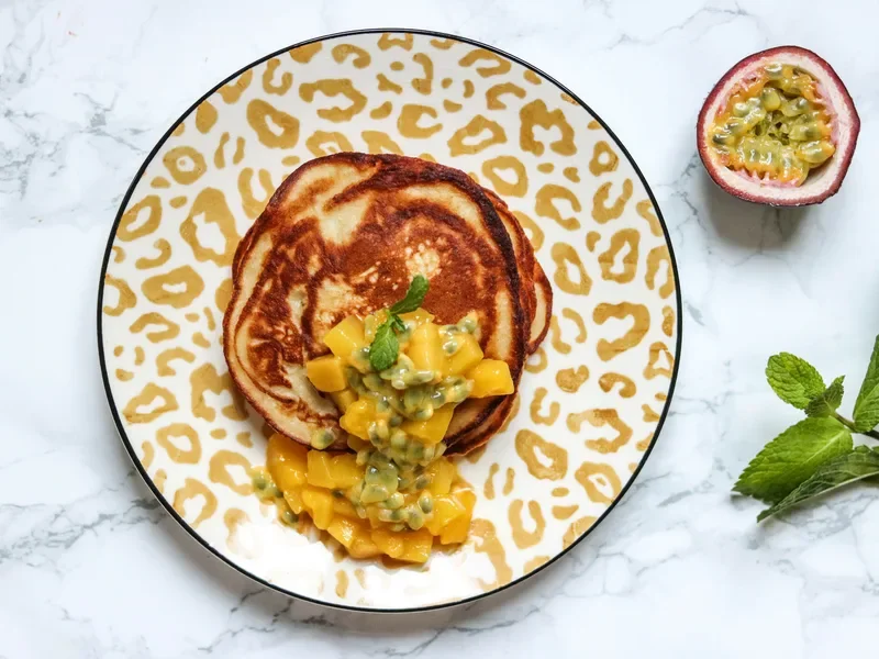 Almond Banana Pancakes