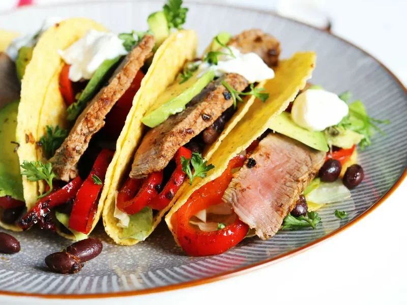 Beef & Black Bean Tacos
