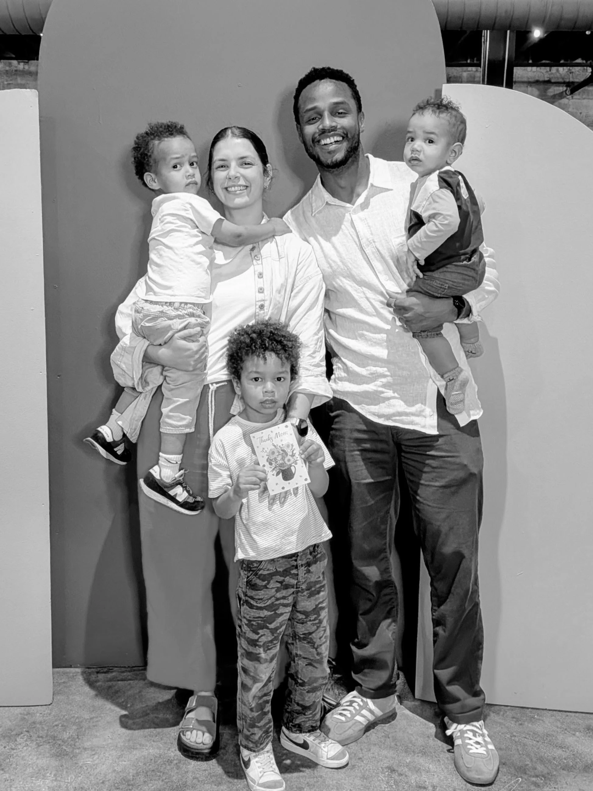 Caroline and her family