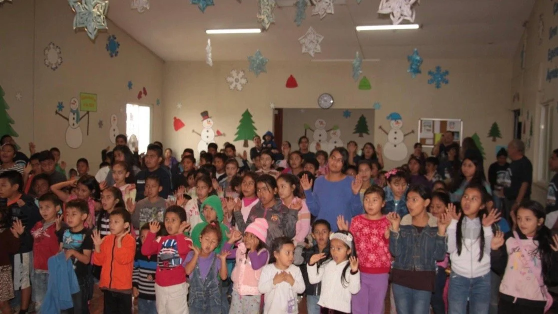 Kids at Quetzal Nutrition Center