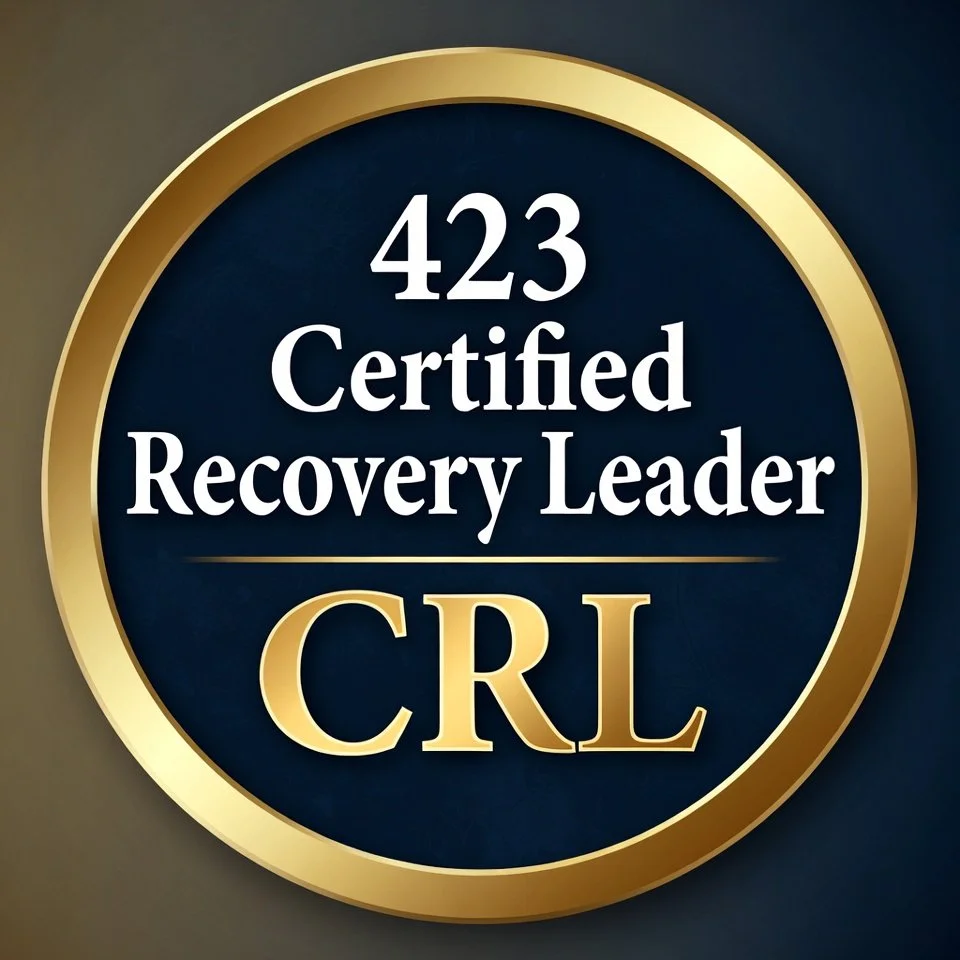 423 Certified Recovery Leader Badge