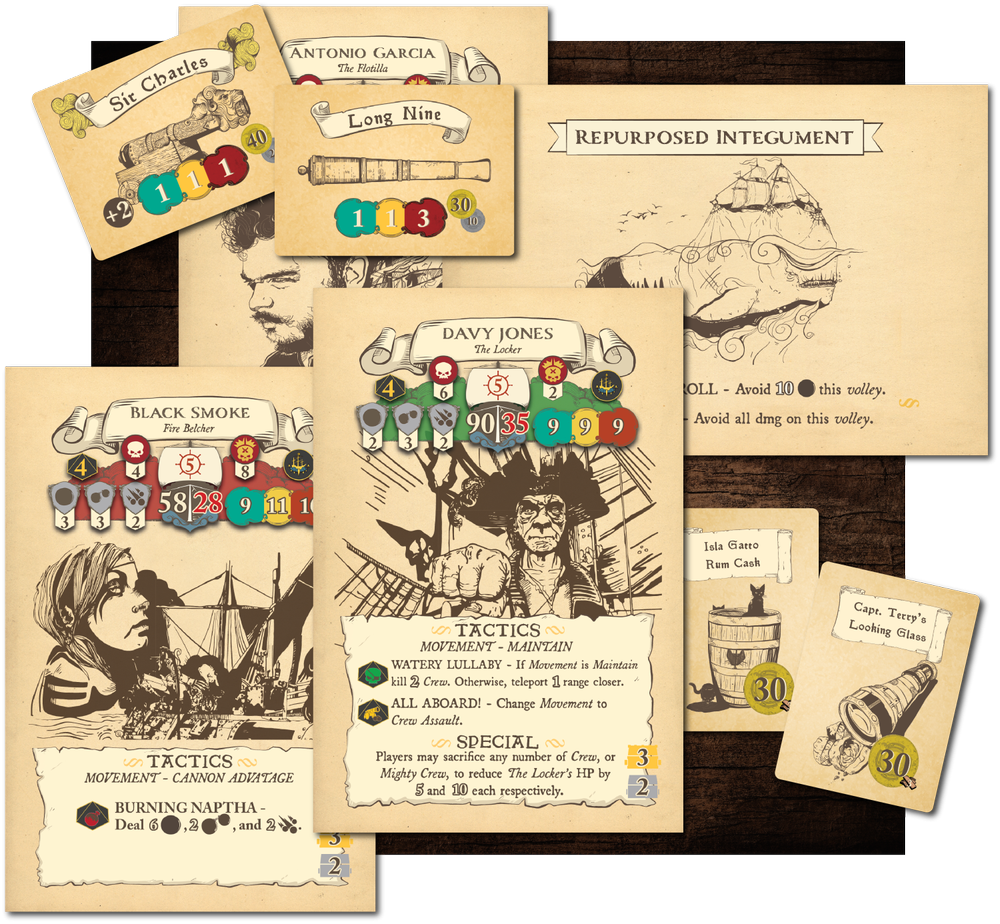 Pirate Lord boss cards