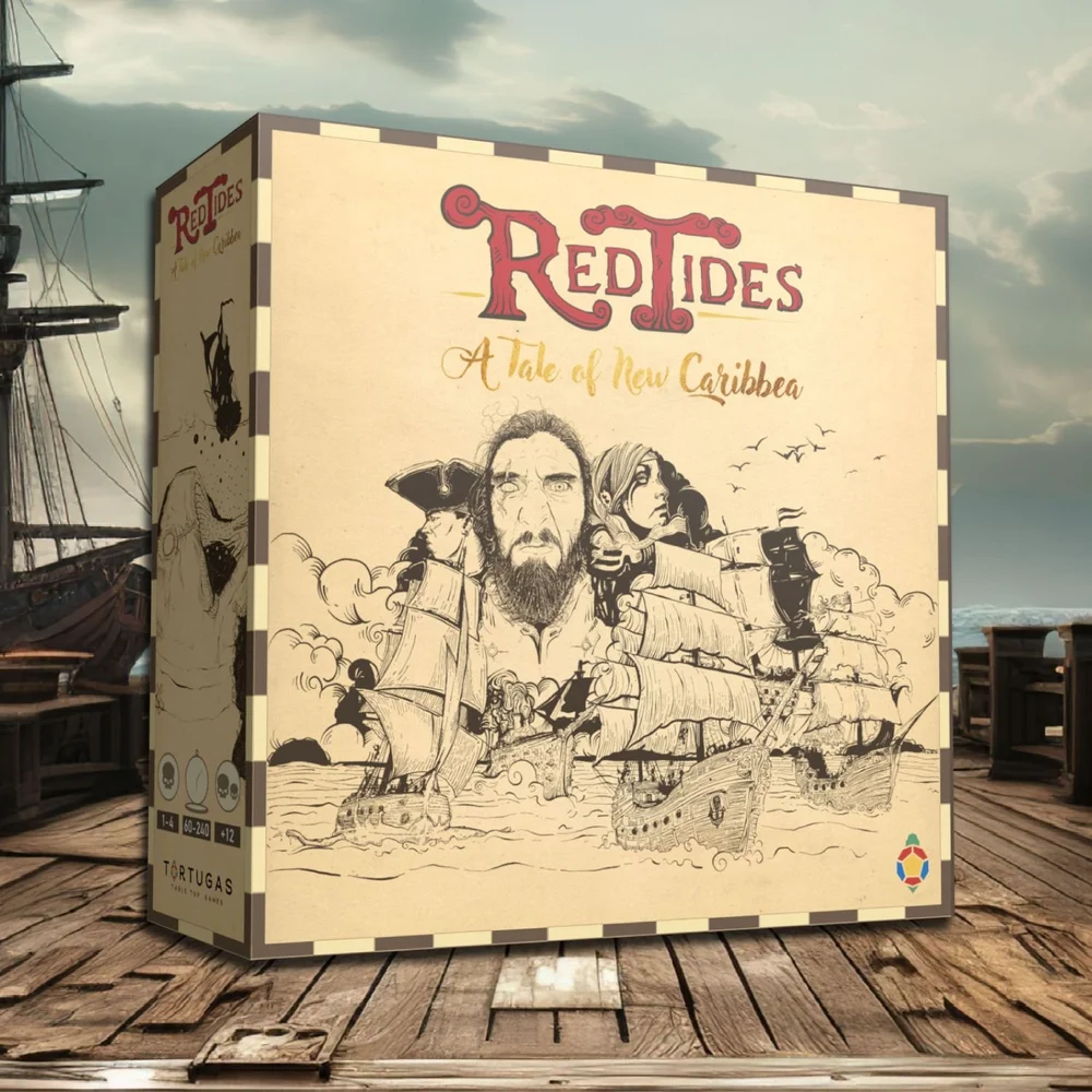 Red Tides box and components
