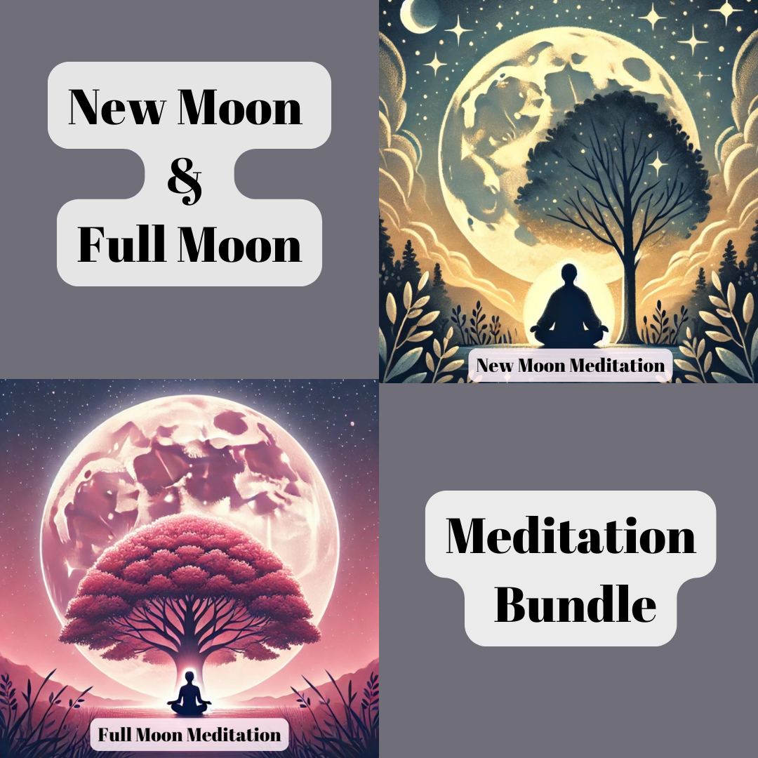 New Moon and Full Moon Meditation Bundle