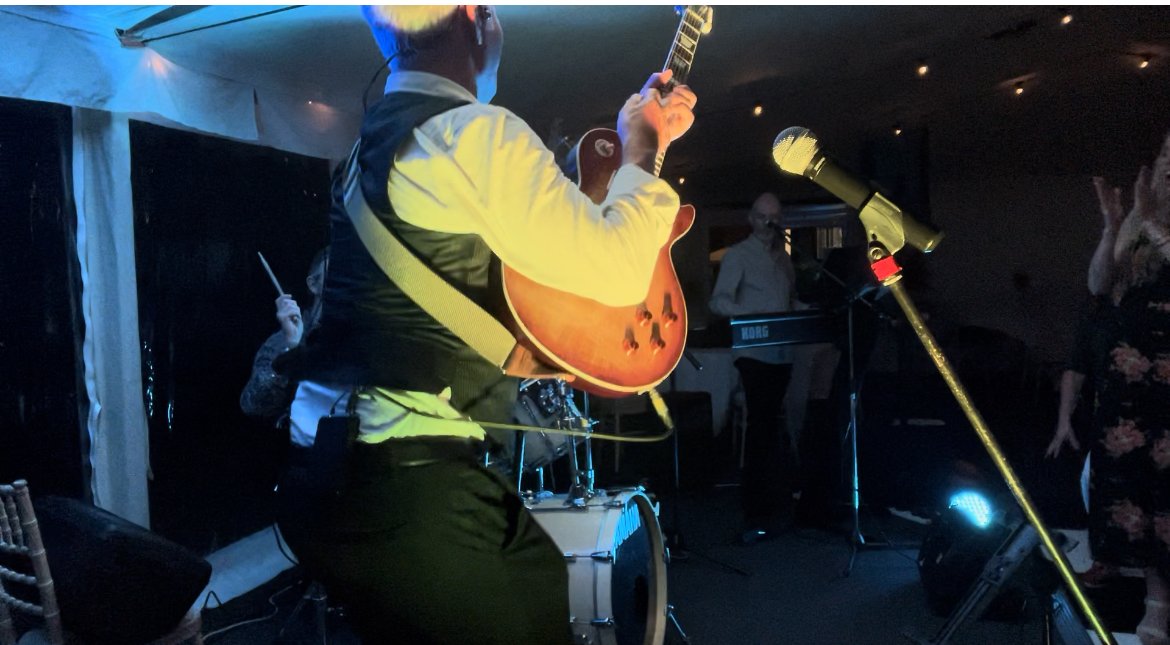 Anniversary celebration with live music