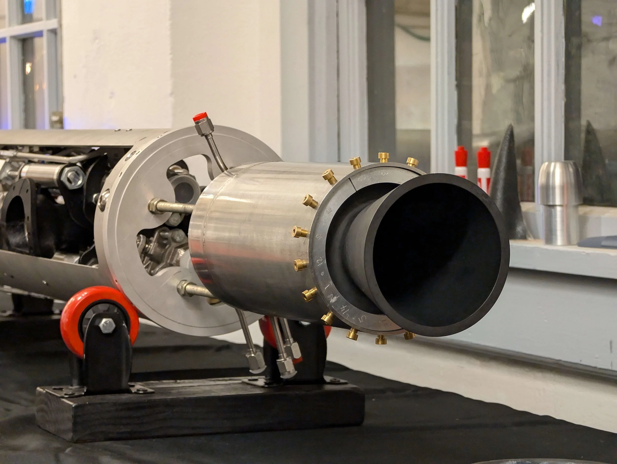 Mira 2 Engine Configuration on Test Bench