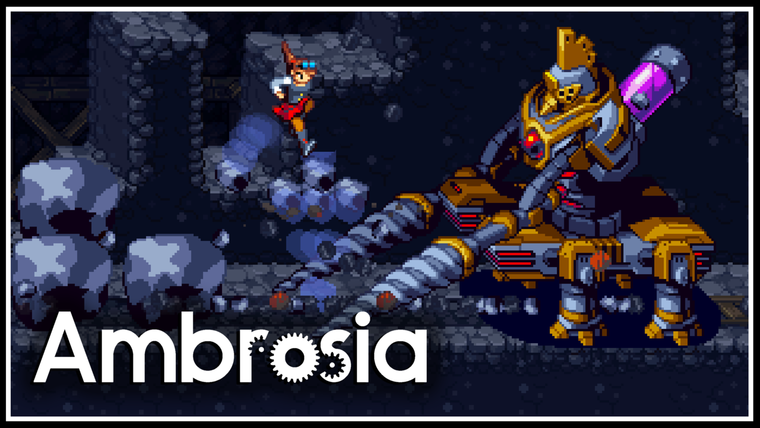 Get a sneak peak at upcoming indie pixel-art game, Ambrosia. 