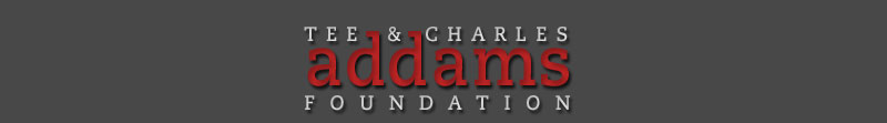 Tee & Charles Addams Foundation Home Page graphic