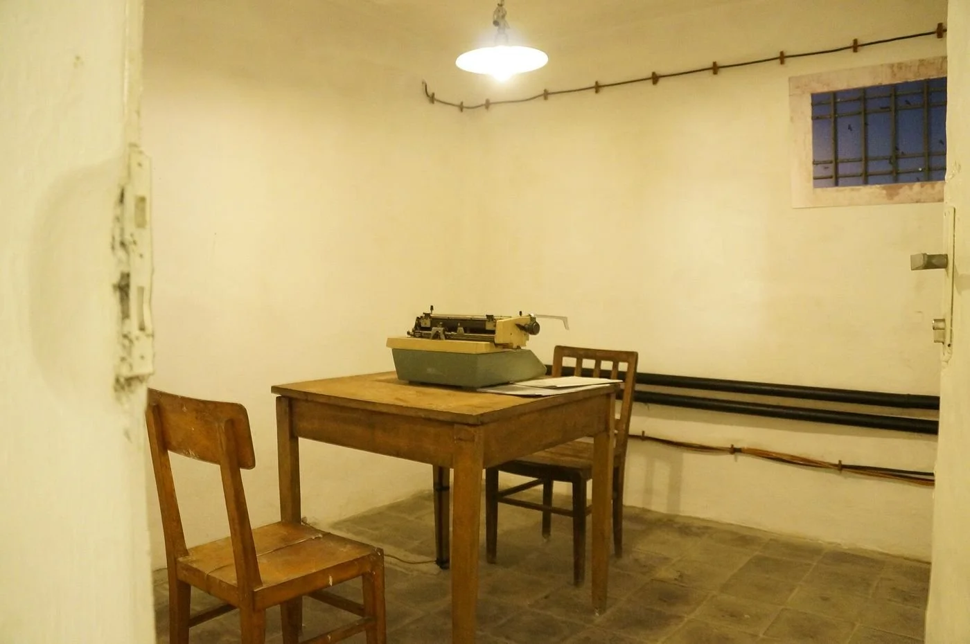 An interrogation room