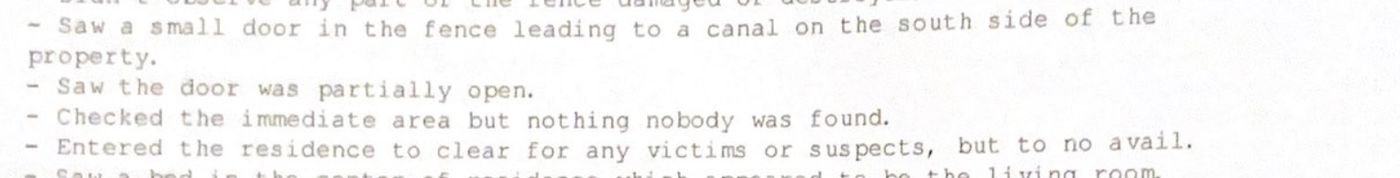 Excerpt from the Hidalgo police files