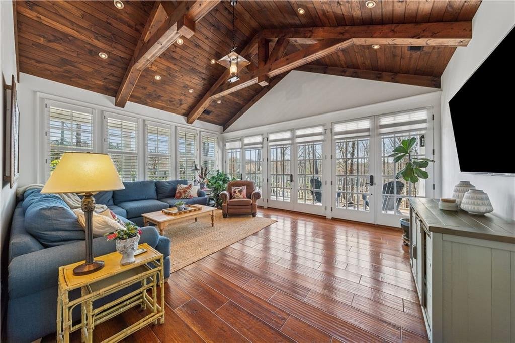13360 Freemanville Road hall β spacious hallway with decorative finishes and arches