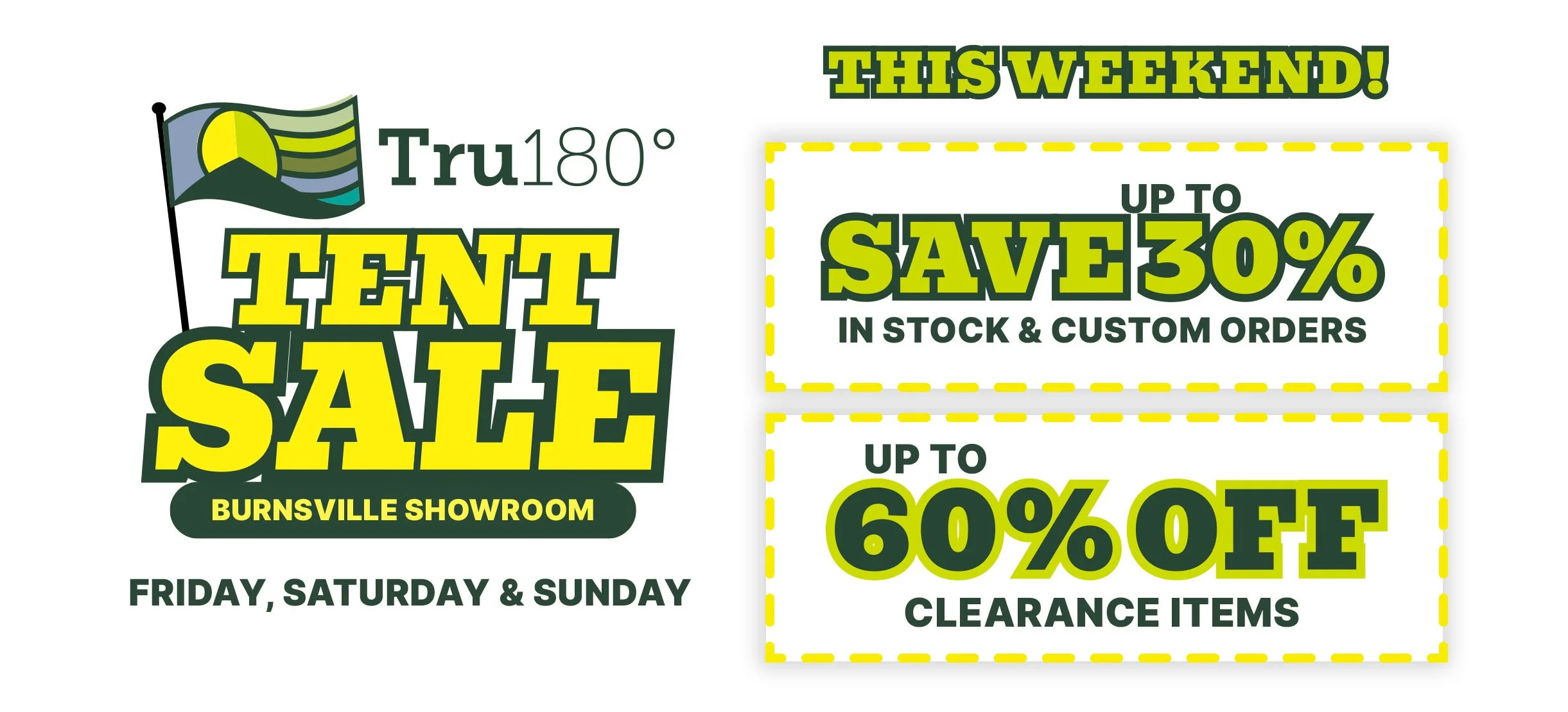 TENT SALE BANNER