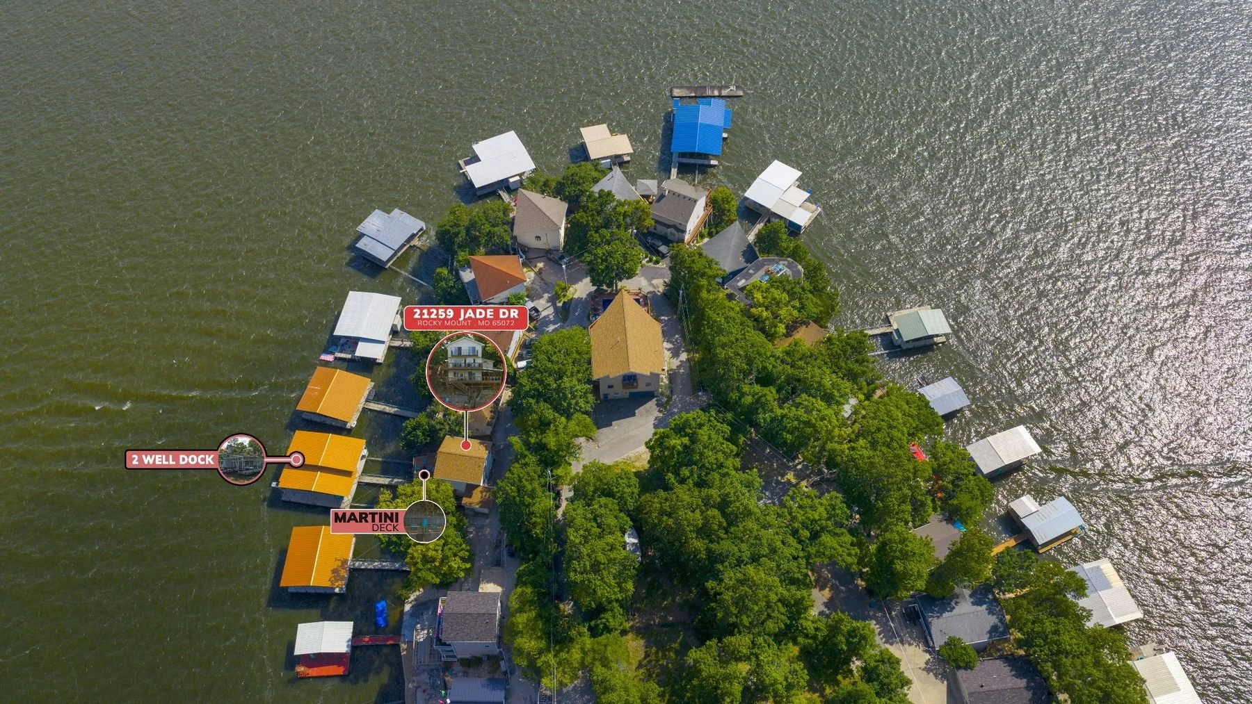 Waterfront deck