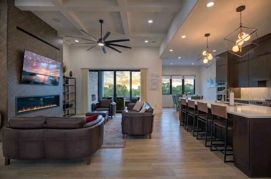 Main house evening interior