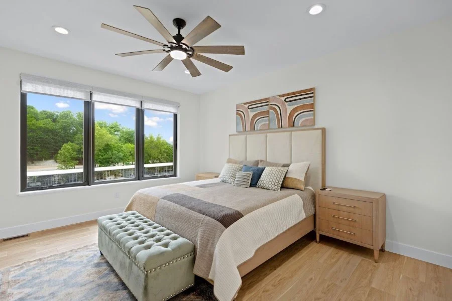 Bedroom sleeping area