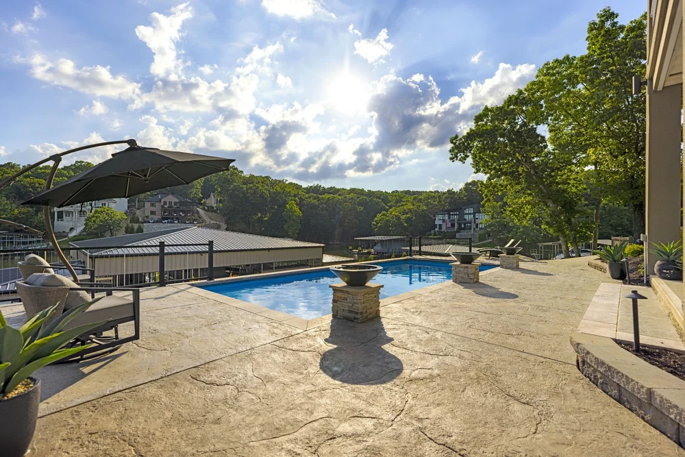 Lake of the Ozarks lakefront home feature