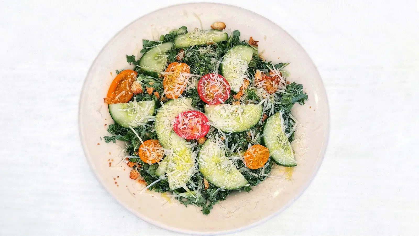 Kale & Parmesan Salad with Breadcrumbs
