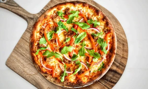 One Step Beyond pizza