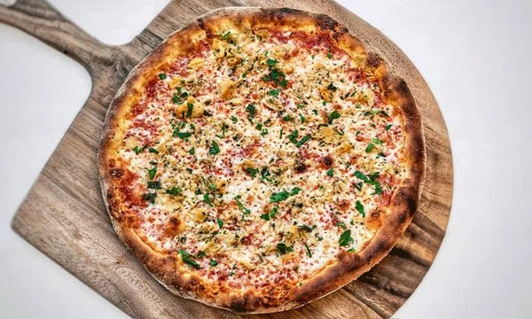 Manhattan red clam pizza