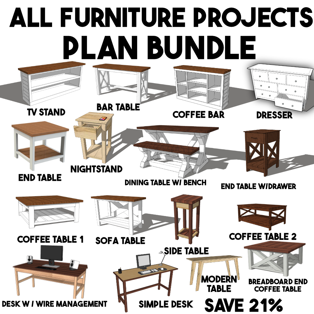 Furniture Plan Bundle – 17 Easy-to-Build DIY Woodworking Plans — 731 Woodworks for Free Printable Woodworking Plans Pdf