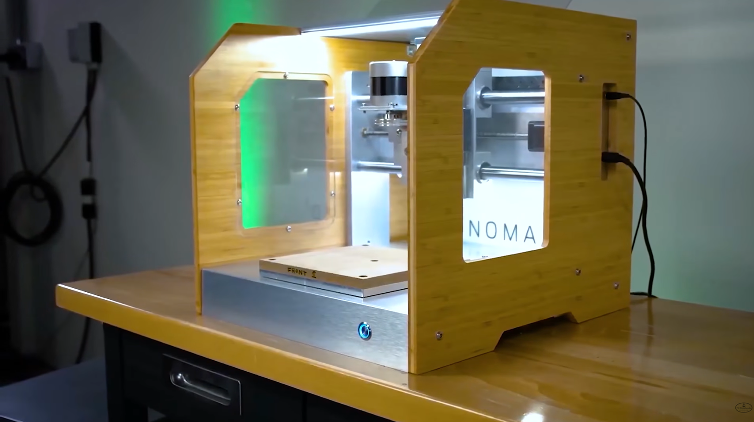 Nomad 3 desktop CNC machine, small enough to sit on a desk