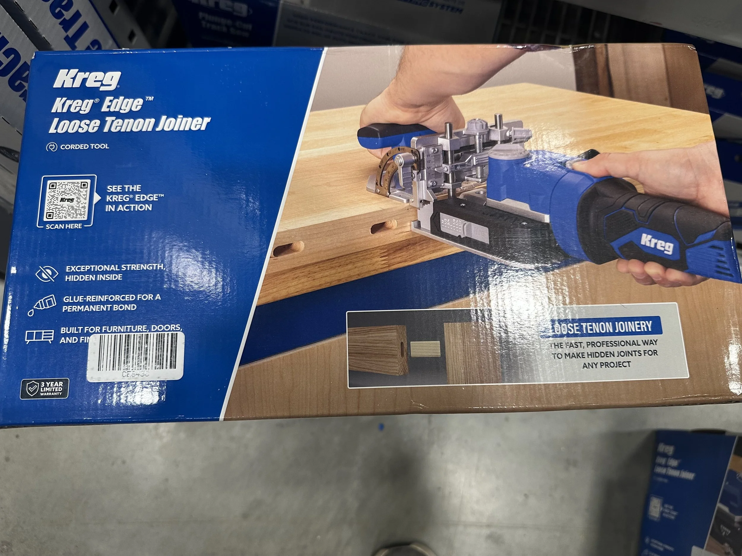 Corded Kreg Edge Loose Tenon Joiner in the box at Lowe's
