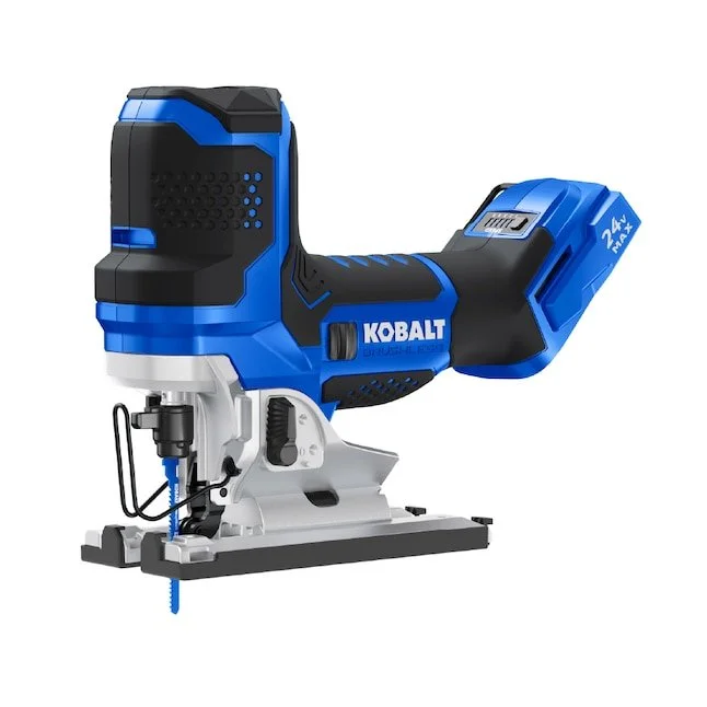 Kobalt 24V Max brushless cordless barrel grip jigsaw KJSB 124B