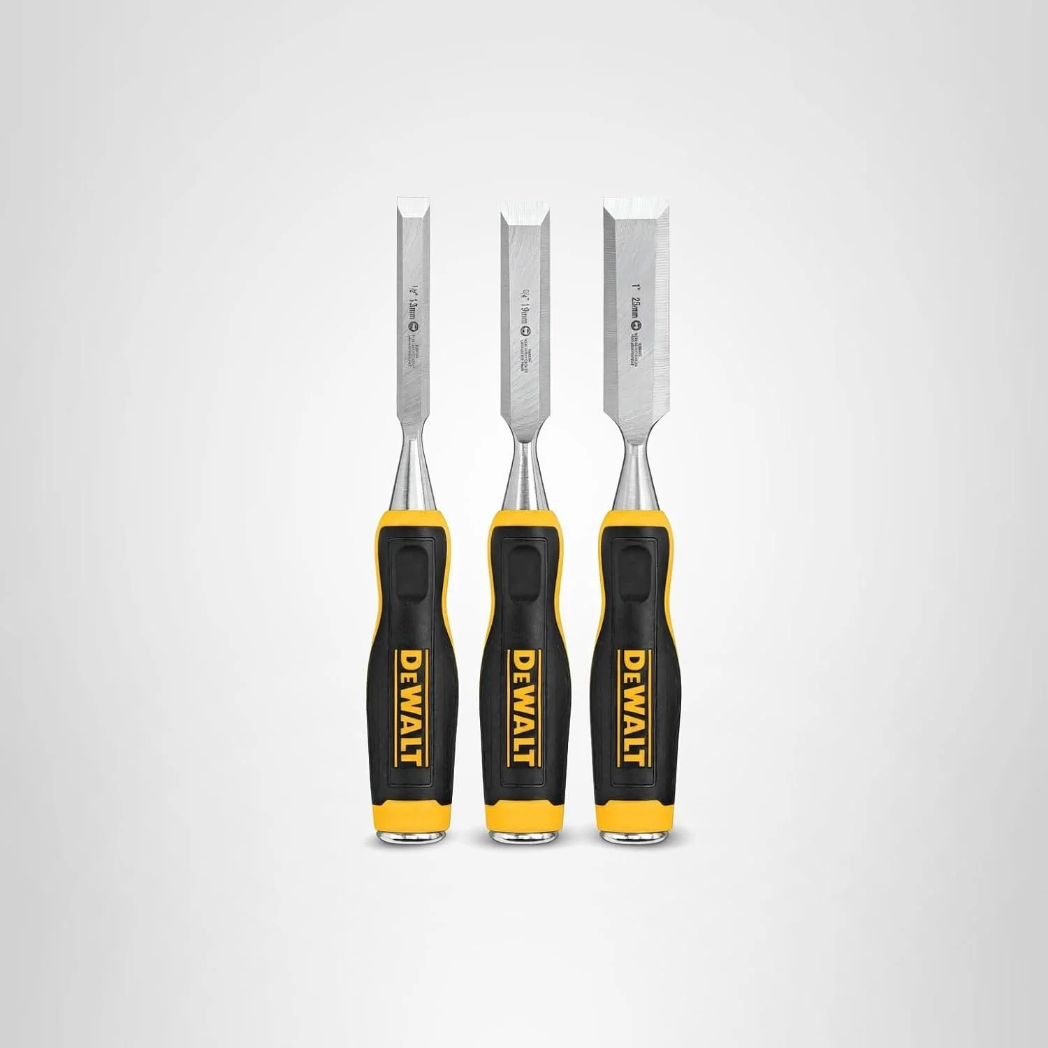 DeWalt three-piece chisel set