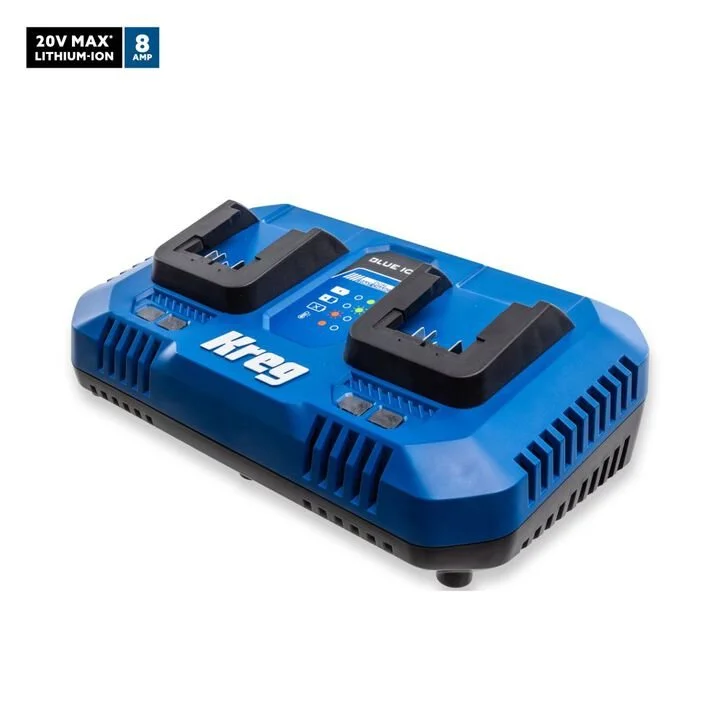Kreg 20V Blue Ion dual fast charger CRGR402B