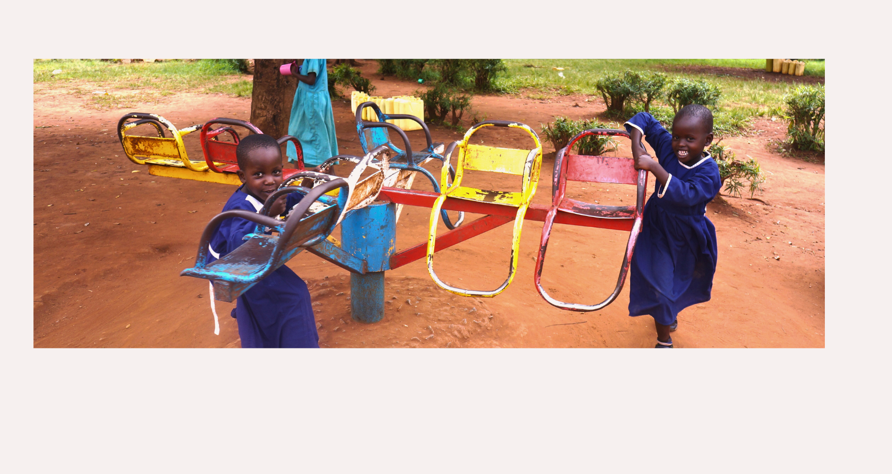 Young children playing at an early learning centre