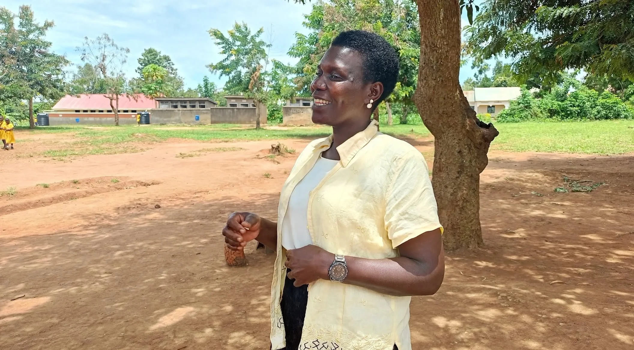 Madam Esther, a paraeducator at Nakalama