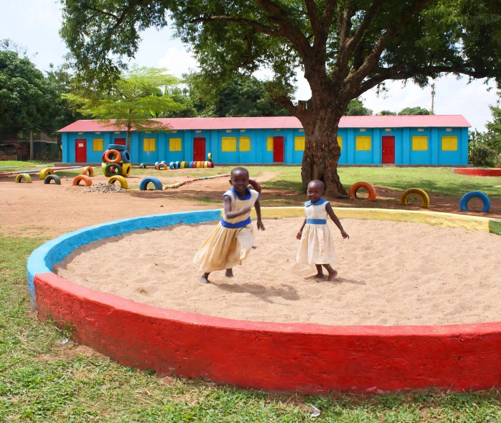 A community learning space in Uganda
