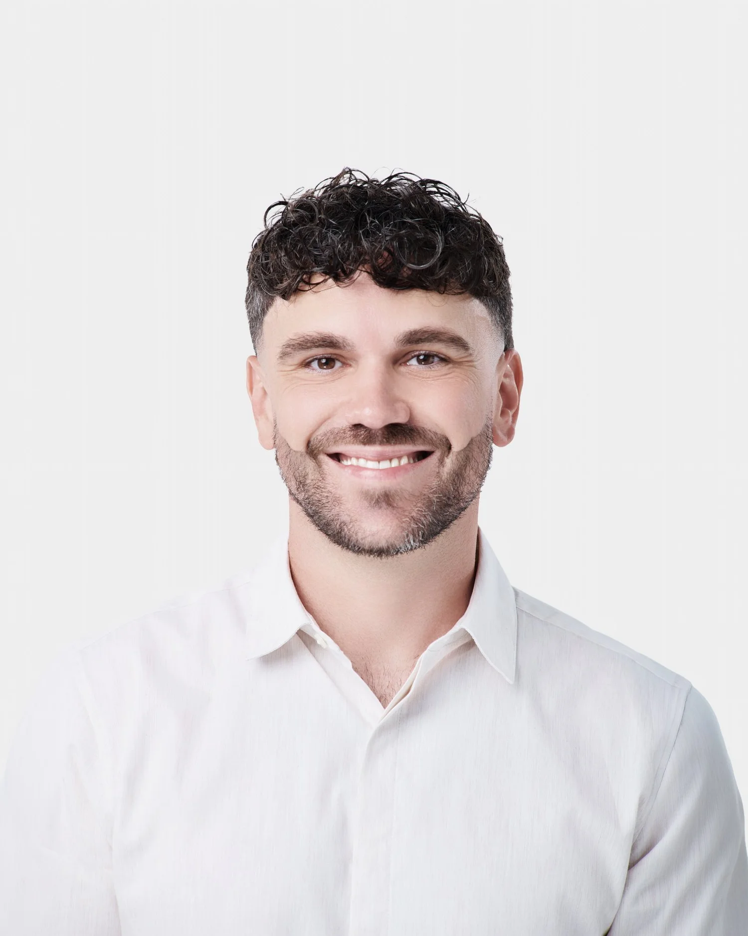 Casual professional headshot on white