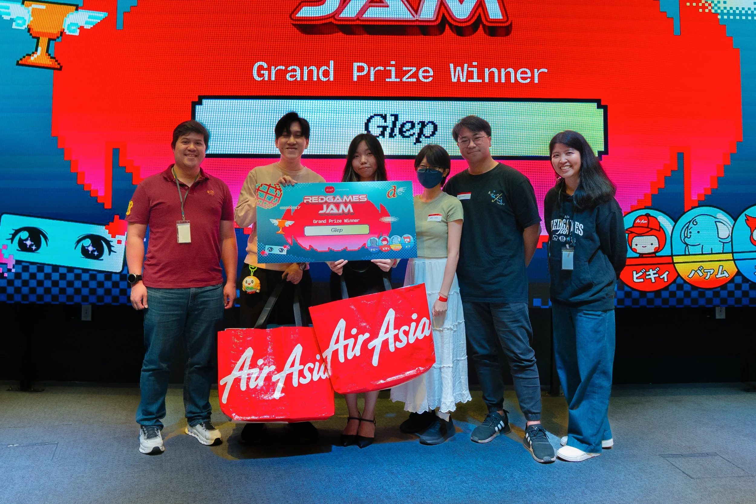 AirAsia RedGames Jam Year 3 Grand Winners Team Glep