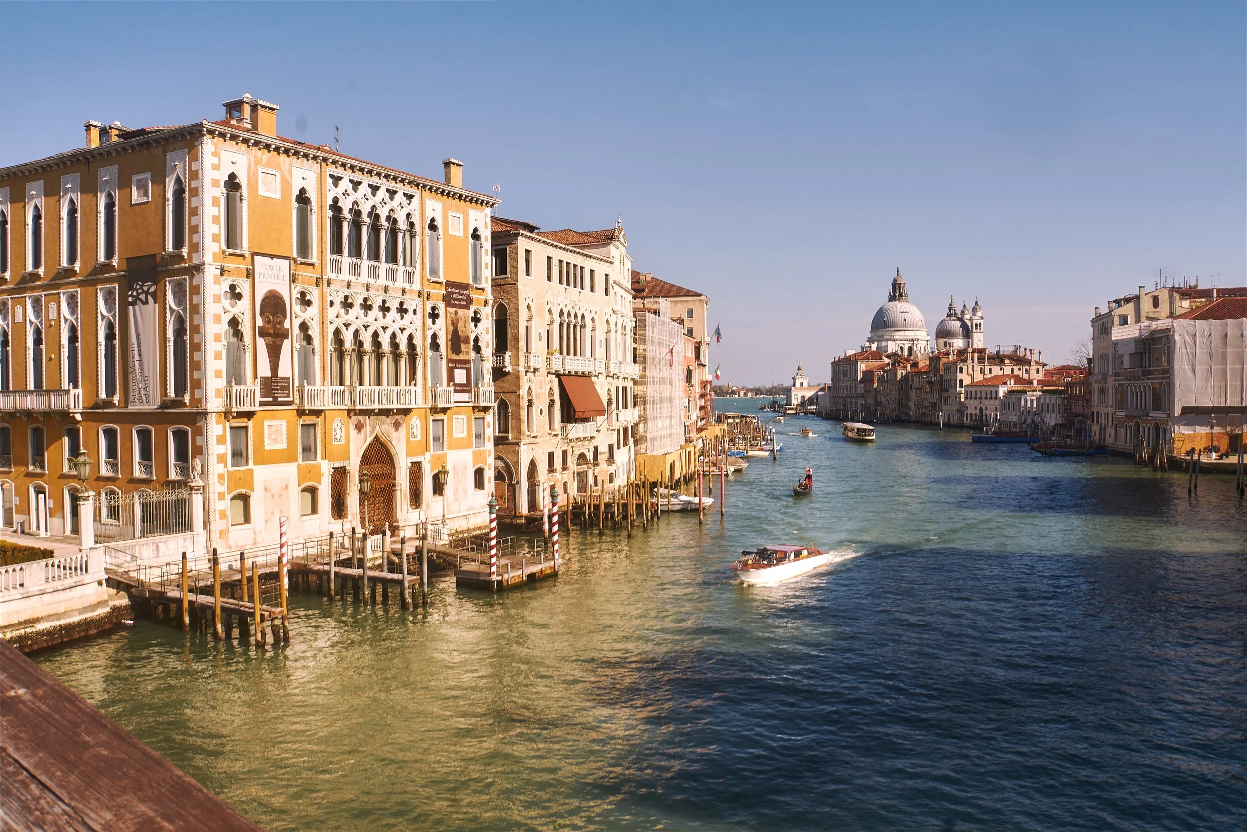 The Grand Canal and Santa Maria della Salute in Venice