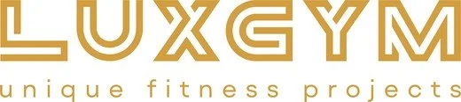 LuxGym logo, brand by Thinker