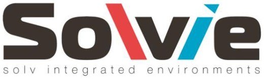Solvie logo, brand by Thinker